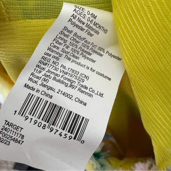 HYDE And EEK! Infant Ostrich Costume Size 0-6 Months NWT - Picture 6 of 6